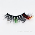 Halloween Fake Eyelashes colorful costume false eyelashes 3d halloween fake eyelashes Supplier